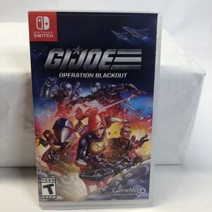 GI Joe Operation Blackout‎ Nintendo Switch Game Complete Case Tested Working